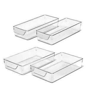 OXO Good Grips 4-Piece Fridge Storage Bin Starter Set