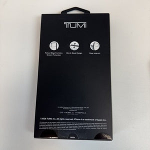 TUMI LEATHER PHONE CASE IPHONE 17 PRO MAX CASE BLACK NEW IN BOX