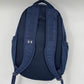 Under Armour UA Storm Hustle 5.0 Backpack Blue/Silver New