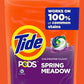 TIDE PODS Laundry Detergent Soap Pacs, Spring Meadow Scent, Powerful 3-in-1 Clean, HE Compatible, 39 Count (1 Bag)