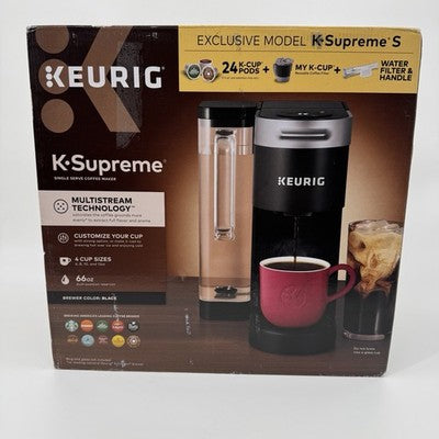 Keurig K-Supreme Single Serve Coffee Maker Black New Multistream (READ) — Like New