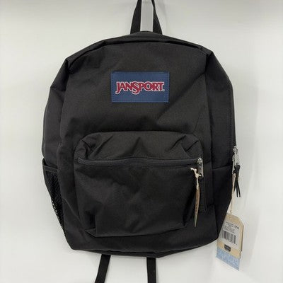 JanSport Cross Town Backpack 17" x 12.5" x 6" - Simple Bag for Everyone with 1 Main Compartment, Front Utility Pocket - Premium Class Accessories - Black