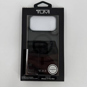 Tumi iPhone 17 Pro Max Case Black MagSafe Slim Sleek Design TUOHMP17XHSLISK NEW