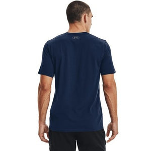 Under Armour Men's Sportstyle Left Chest Short-Sleeve T-Shirt , Academy Blue (408)/Black , X-Large