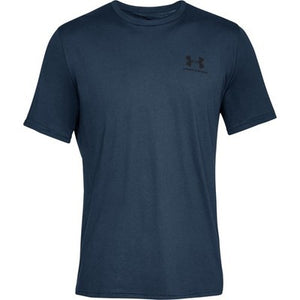 Under Armour Men's Sportstyle Left Chest Short-Sleeve T-Shirt , Academy Blue (408)/Black , X-Large