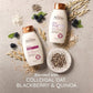 OGX Aveeno Color Protect Strengthen+ Blackberry Quinoa Shampoo, Fresh, 12 Fl Oz