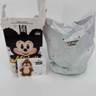 POP MART x Mickey Family Cute Together Keychain Series Keychain Plush - Chip — Like New