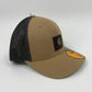 Carhartt Men's Rugged Flex Twill Mesh-Back Logo Patch Cap, Dark Khaki, One Size
