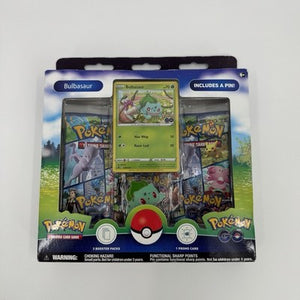 Pokémon TCG Bulbasaur Pin Collection Pokemon Go Box Pin Collection