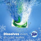 Tide PODS laundry detergent pacs, 3-in-1 Stain Remover, Odor Fighter, Color Protector, 57 Count, HE compatible, Clean Breeze Scent