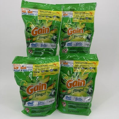 Gain Flings! Liquid Laundry Detergent Pacs, Original Scent (152 Count)