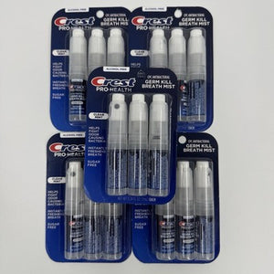 Crest ProHealth Germ Kill Breath Mist Clean Mint Spray 5 packs 15 Total Exp 2028