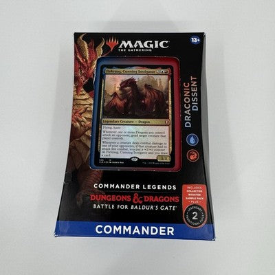 Magic Legends Battle for Baldur's Gate - Draconic Dissent Commander Deck MTG New
