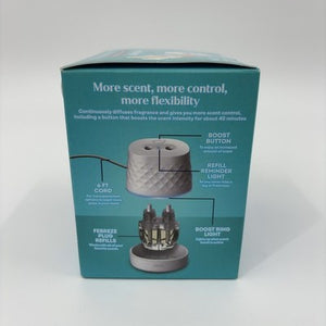 Starter Kit, Oil Diffuser, Air Freshener Plug in, Continuous Scent Device + 1 Refresh & Energize Refill