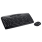 Logitech MK320 Wireless Desktop Keyboard and Mouse Combo — Entertainment Keyboard and Mouse, 2.4GHz Encrypted Wireless Connection, Long Battery Life