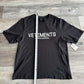 NWT Vetements Limited Edition Men's BLACK T-Shirt Size M By Drill Clothing