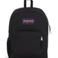 JanSport Cross Town Backpack 17" x 12.5" x 6" - Simple Bag for Everyone with 1 Main Compartment, Front Utility Pocket - Premium Class Accessories - Black