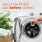 Tide PODS laundry detergent pacs, 3-in-1 Stain Remover, Odor Fighter, Color Protector, 57 Count, HE compatible, Clean Breeze Scent