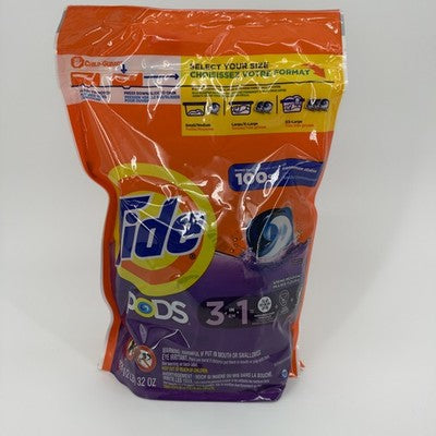 TIDE PODS Laundry Detergent Soap Pacs, Spring Meadow Scent, Powerful 3-in-1 Clean, HE Compatible, 39 Count (1 Bag)