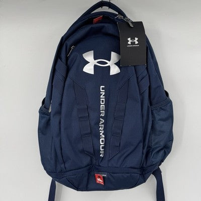 Under Armour UA Storm Hustle 5.0 Backpack Blue/Silver New