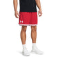 Under Armour Men's Perimeter Basketball Shorts, (600) Red / / White, Small