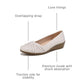 LifeStride Womens Incredible Ballet Flat, Bone, 8.5 US