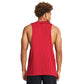 Under Armour Men's Sportstyle Left Chest Cut-Off T-Shirt, (600) Red / / Black, XX-Large