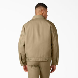 Dickies Unlined Eisenhower Jacket, KHAKI, L RG