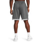 Under Armour Men's Perimeter Basketball Shorts, (025) Castlerock / / White, XX-Large