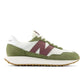 New Balance Women's 237 V1 Sneaker, Dark Olivine/Sea Salt/Licorice, 10