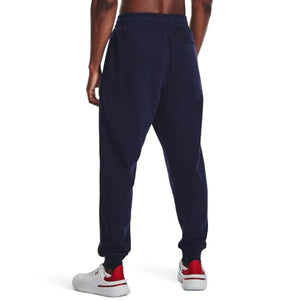 Under Armour Men's Rival Fleece Joggers, (410) Midnight Navy / / White, XX-Large
