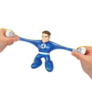 Heroes of Goo Jit Zu Marvel Studios The Fantastic 4 First Steps, Mister Fantastic Stretchy, Goo Filled 4.5" / 11.4 CM Action Figure, with Unique Gel Fillings 3 to Collect