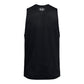 Under Armour Men's Tech Tank Top, (001) Black / / White, XX-Large