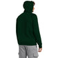 Under Armour Men's Rival Fleece Hoodie, (301) Forest Green / / White, Medium