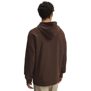 Under Armour Men's Rival Fleece Hoodie, (230) Gridiron Brown / / Gridiron Brown, 4X-Large