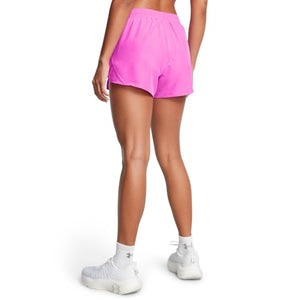 Under Armour Womens Fly by Shorts, (572) Vivid Magenta/Vivid Magenta/Reflective, X-Small