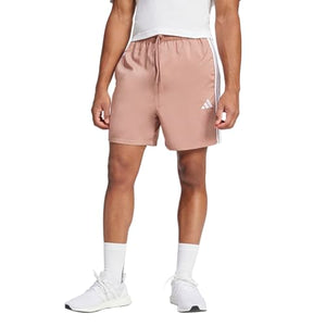 Adidas Men's Essentials 3-Stripes Chelsea 7-Inch Sportswear Shorts, Warm Clay/White, XX-Large