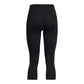 Under Armour Womens Motion Capri, (001) Black / / White, X-Small