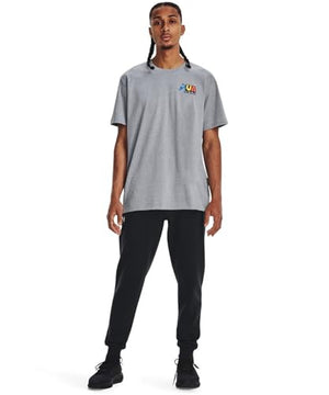 Under Armour Men's Rival Fleece Joggers, (001) Black / / White, 3X-Large