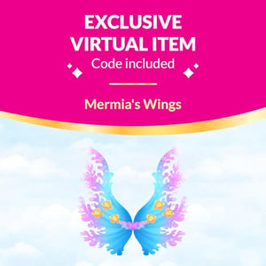 Royale High 9” Fashion Doll - Mermia The Water Fairy, Wave 1, Series 1 - Fairy Journal, Comb, and Virtual Item Code Included - Ages 5+