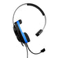Turtle Beach Recon Chat PlayStation Headset – PS5, PS4, Xbox Series X, Xbox Series S, Xbox One, Mobile & PC with 3.5mm – Glasses Friendly, High-Sensitivity Mic, Black/Blue