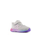 New Balance Kids Fresh Foam Arishi V4 Bungee Lace with Top Strap Running Shoe, Grey Matter/Mid Century Pink/Lilac Glo, 10 US Unisex Toddler