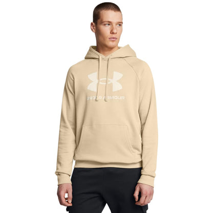 Under Armour Men's Rival Fleece Logo Hoodie, (299) City Khaki / / City Khaki, XX-Large