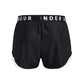 Under Armour Womens Play Up 3.0 Shorts, Black (002)/White, 3X
