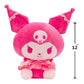 Hello Kitty and Friends - Kuromi 12” Pink Monochrome Plush