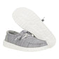 HEYDUDE Wendy Stretch Sox Light Grey Size 8, Women’s Shoes, Women’s Slip-on Loafers, Comfortable & Light-Weight