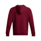 Under Armour Men's Rival Fleece Hoodie, (625) Cardinal / / White, Large Tall