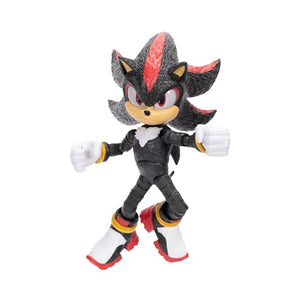 Sonic The Hedgehog – 5-Inch Shadow Action Figure – 20+ Points of Articulation – Official Collector Toy – Boys & Girls Ages 3+