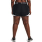 Under Armour Womens Play Up 3.0 Shorts, Black (002)/White, 3X