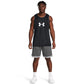 Under Armour Men's Perimeter Basketball Shorts, (025) Castlerock / / White, XX-Large